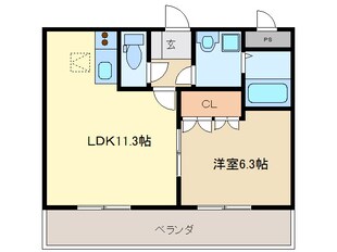 ピアリーの物件間取画像